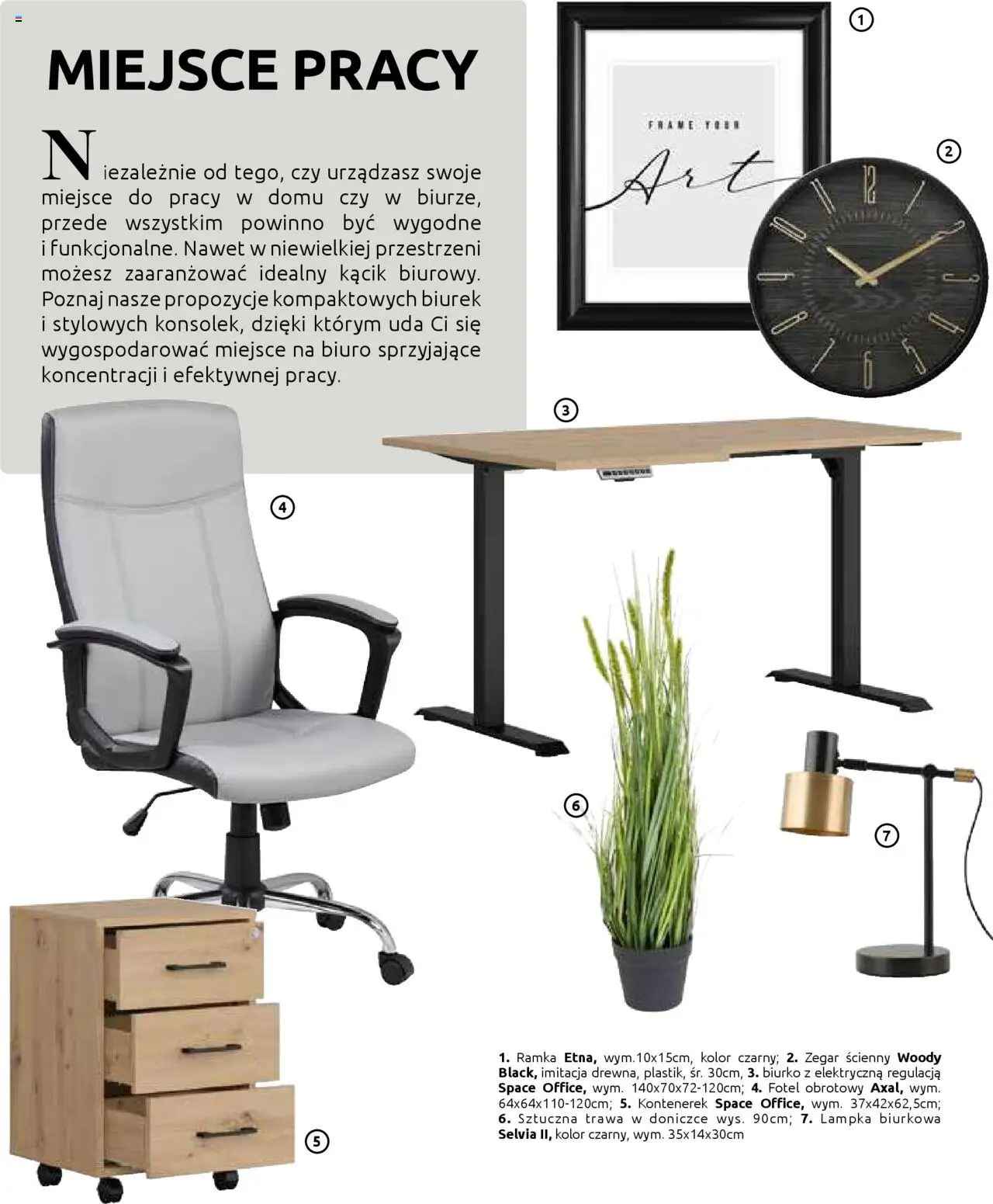 Black Red White Gazetka - Katalog rodzinnych wnętrz od 24.05.2024 | Strona: 126 | Produkty: Fotel, Biurko, Lampka biurkowa, Ramka