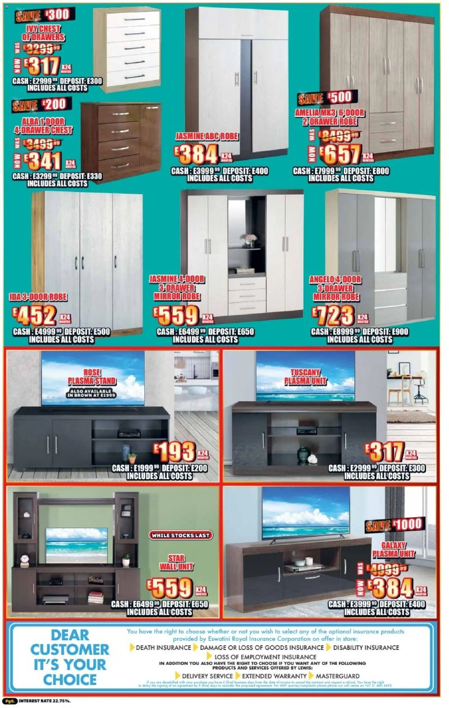 Lewis Stores - Eswatini Clearance Specials (23/02/2026 - 12/04/2026) Online