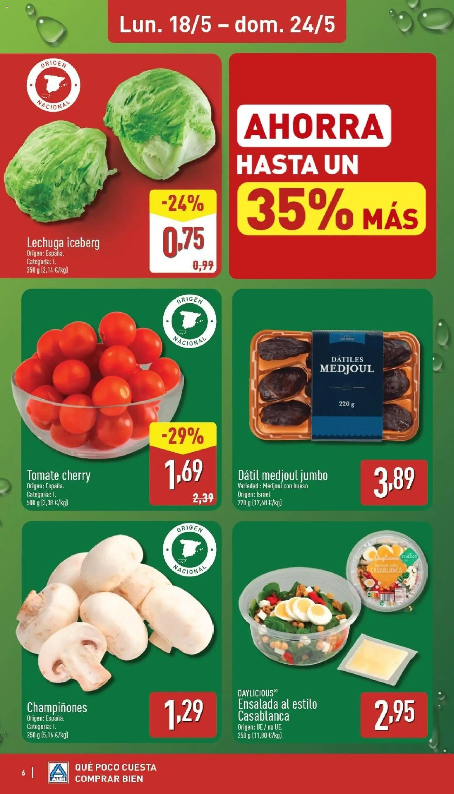 Aldi folleto desde 18/05/2026 | ¿Cómo obtener un descuento limitado? ¡Ahorra hoy mismo! | España