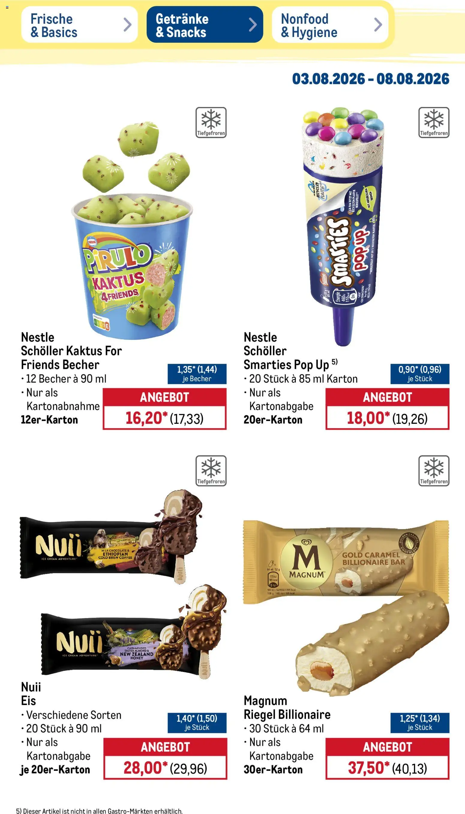 Metro Prospekt – gültig ab 03.08.2026 | Seite: 23 | Produkte: Smarties