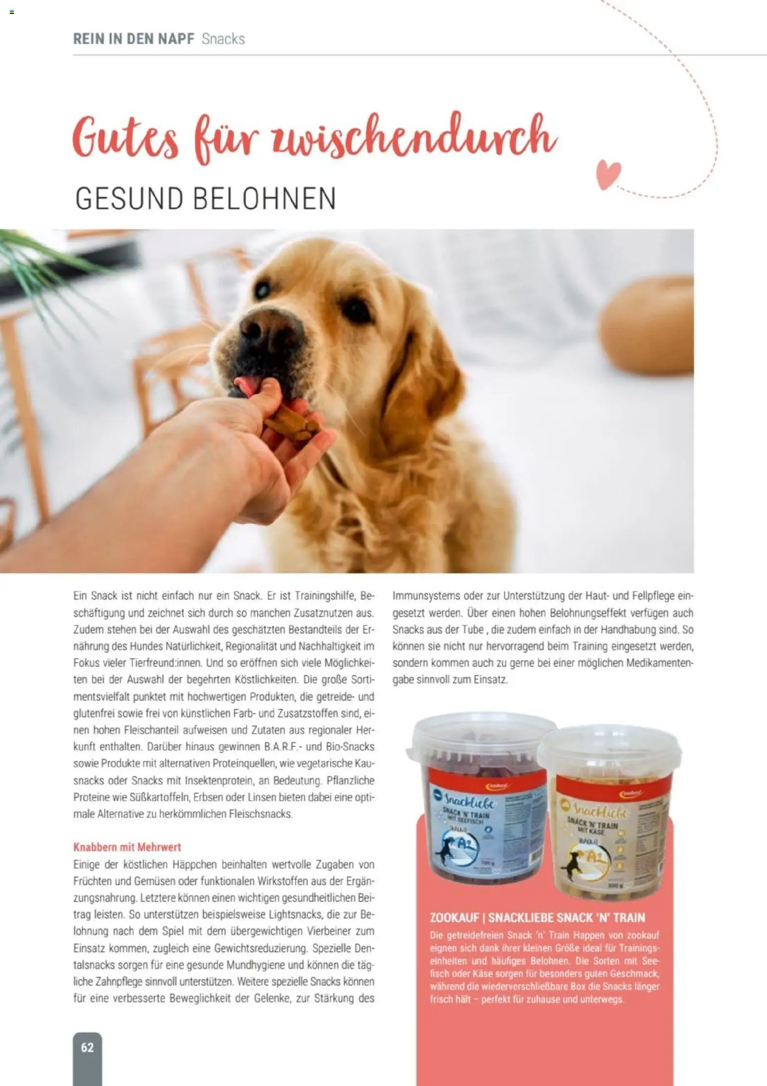 zookauf Themenkatalog Hund – gültig ab 18.05.2026 | Seite: 62 | Produkte: Box, Fisch, Getreide, Erbsen