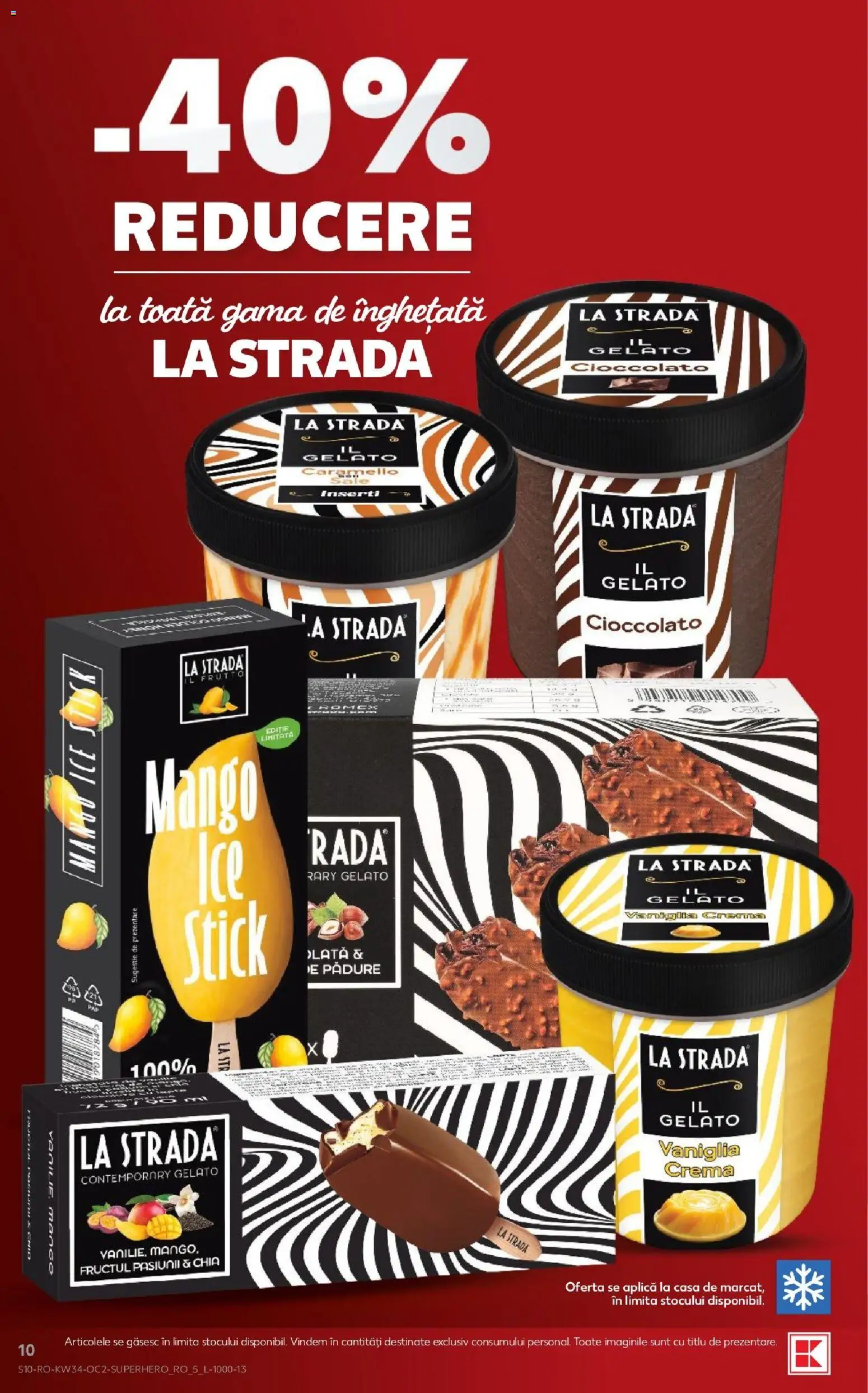 Noul catalog Kaufland – valabil de la 19.08.2026 | Pagină: 10 | Produse: Aplică, Cremă, Înghețată, Mango