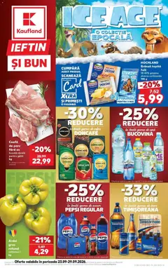 Ofertele Kaufland valabile de la 23.09.2026