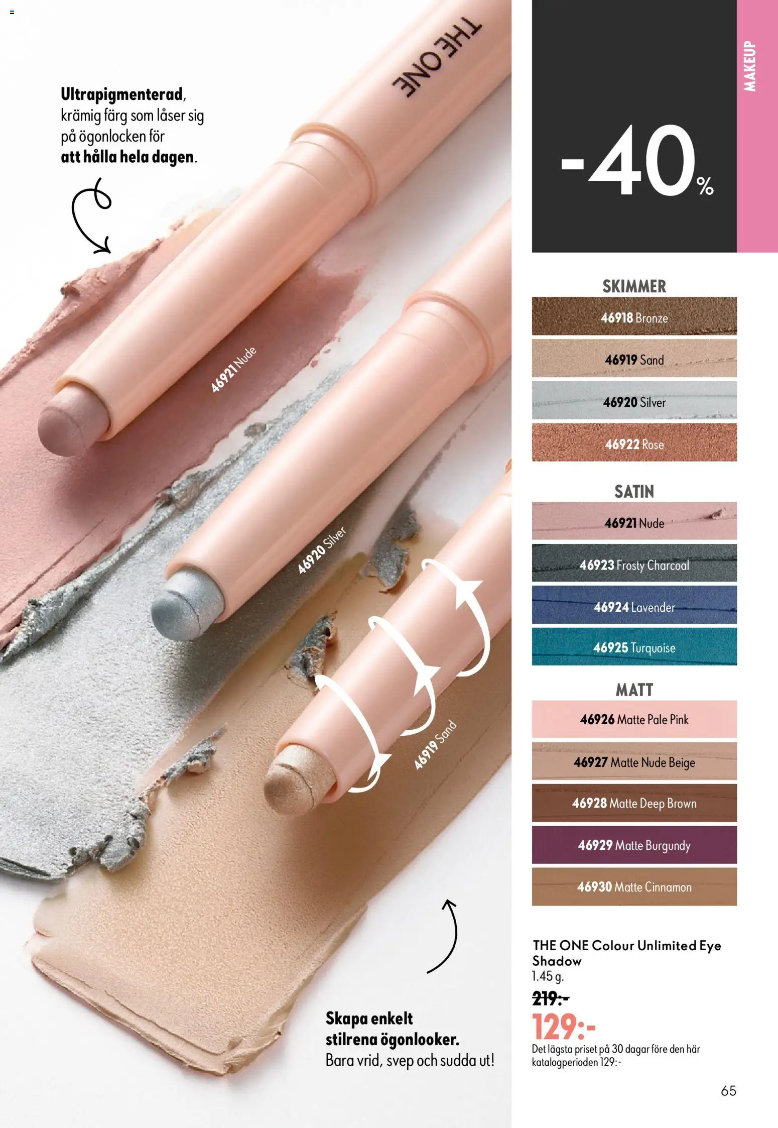 Oriflame reklamblad aktuell från 26/08/2026 | Sida: 65