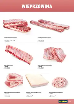 Pogląd oferty "Makro Gazetka - Ultra fresh" - ważna od 01.03.2026 | Strona: 125 | Produkty: Żeberka, Słonina, Wieprzowina