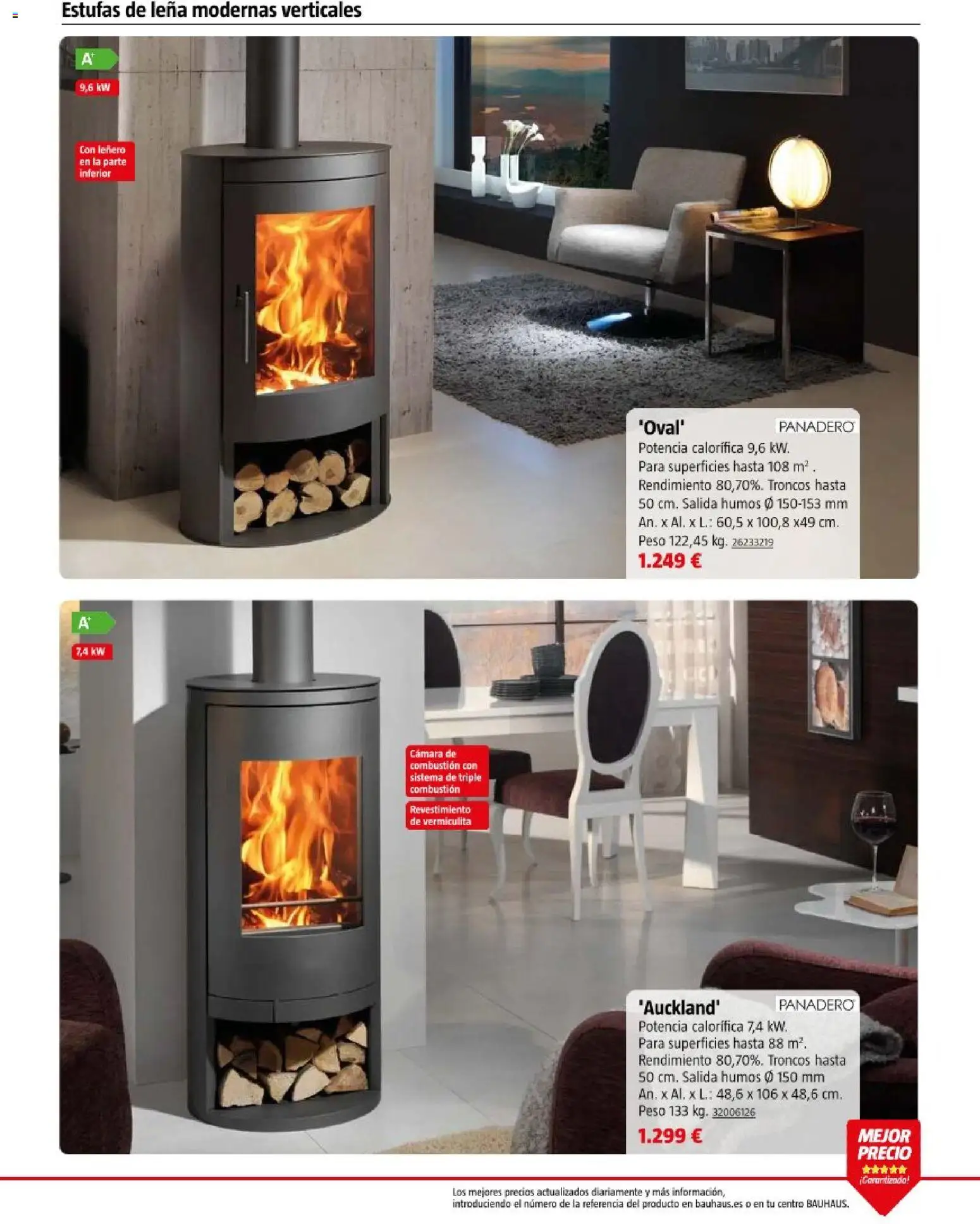 Bauhaus Calefacción │ válido desde el 29/09/2026 | Página: 27 | Productos: Cámara, Peso, Leña