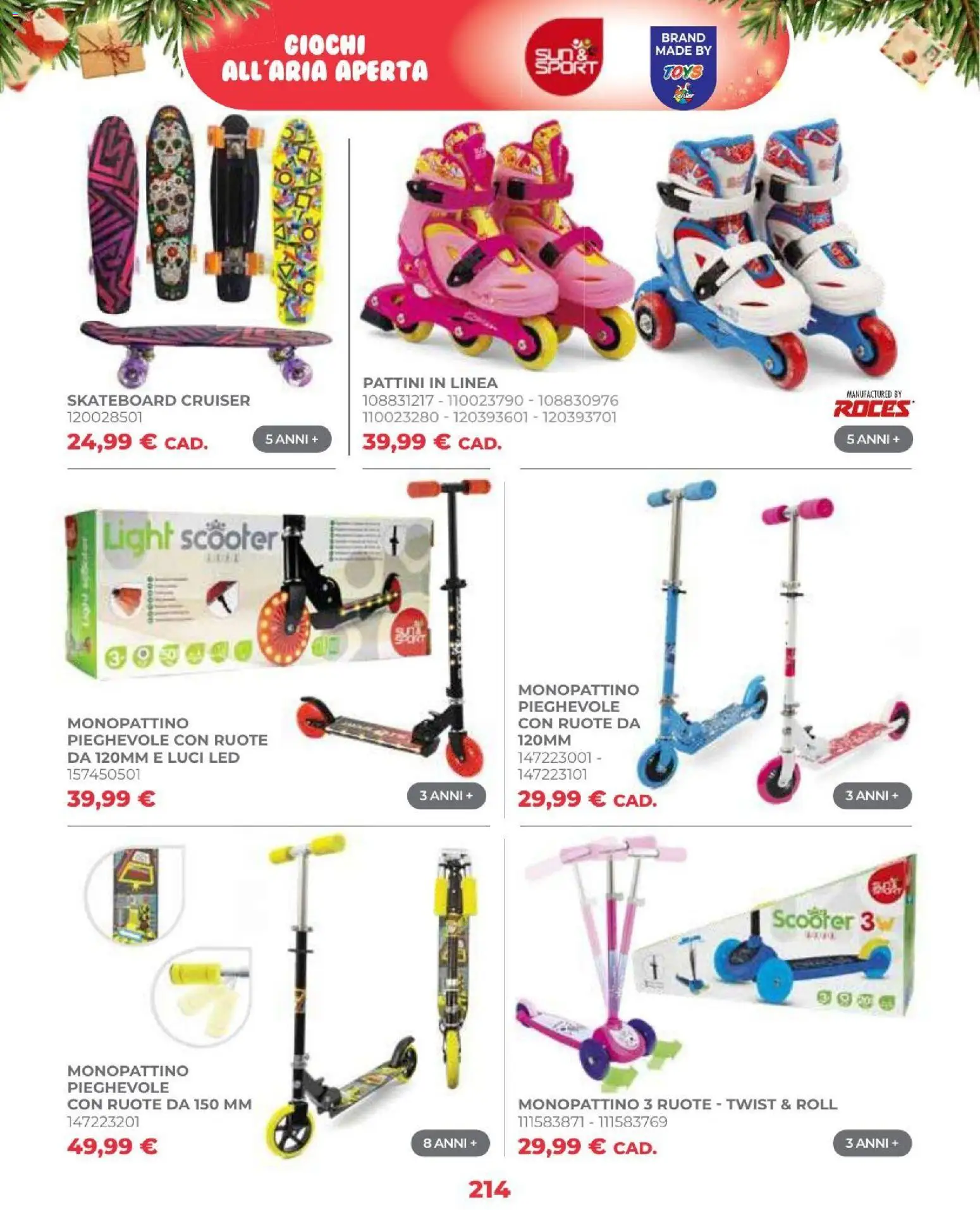 Volantino Toys Center del 16/10/2026 | Pagina: 216 | Prodotti: Monopattino