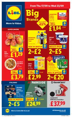 Preview of Lidl - Big Brands valid from 17/09/2026