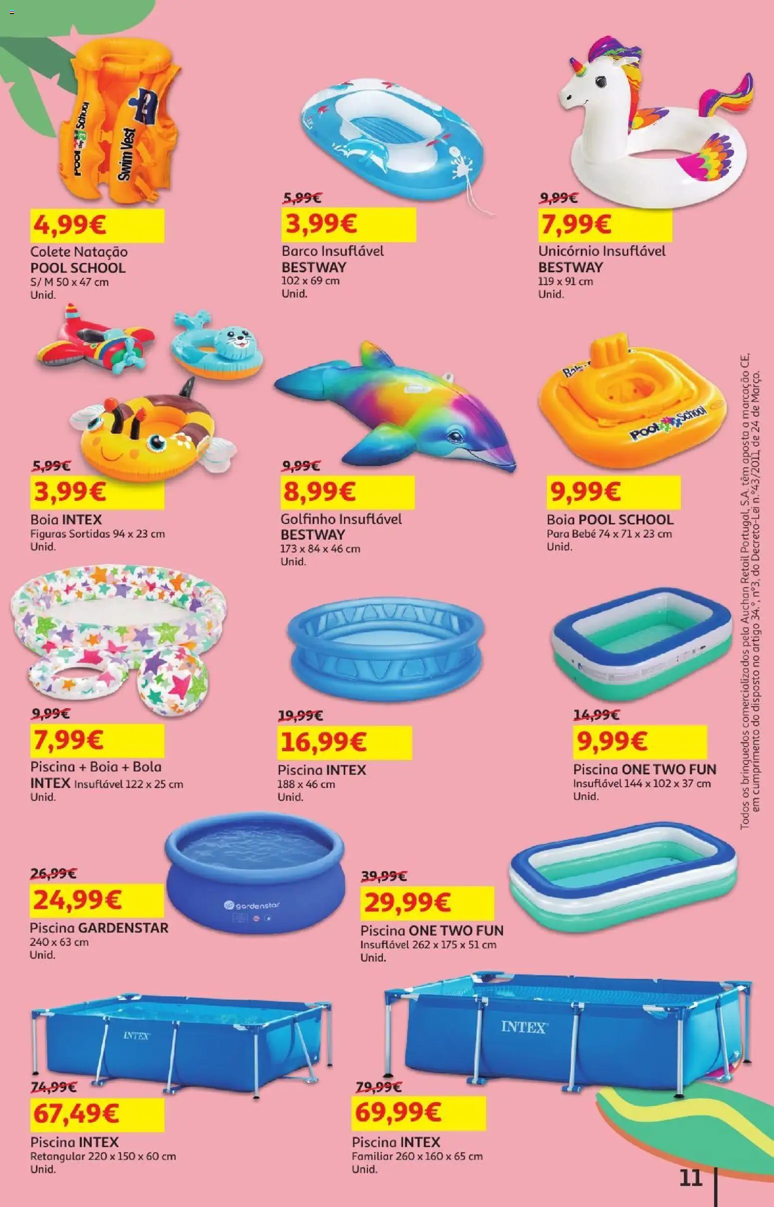 Auchan - Férias de Verão  Casa Verão │ válido de 22/07/2026 | Página: 10 | Produtos: Piscina, Colete