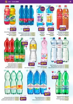 Libex leták platný od 01.06.2026 | Strana: 23 | Produkty: Čaj, Budiš, Mattoni, Voda