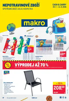 Náhled letáku Makro leták - Nepotravinové zboží od 29.07.2026