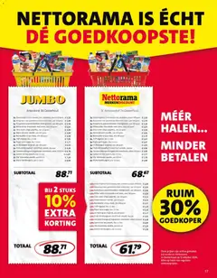 Nettorama folder - Voorbeeld van een folder van Nettorama, geldig van 26-10-2026 | Pagina: 17