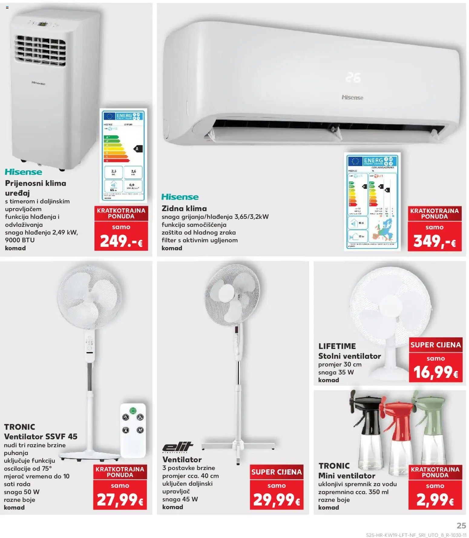 Kaufland katalog | vrijedi od 06.05.2026 | Stranica: 25 | Proizvodi: Ventilator, Klima uređaj, Klima
