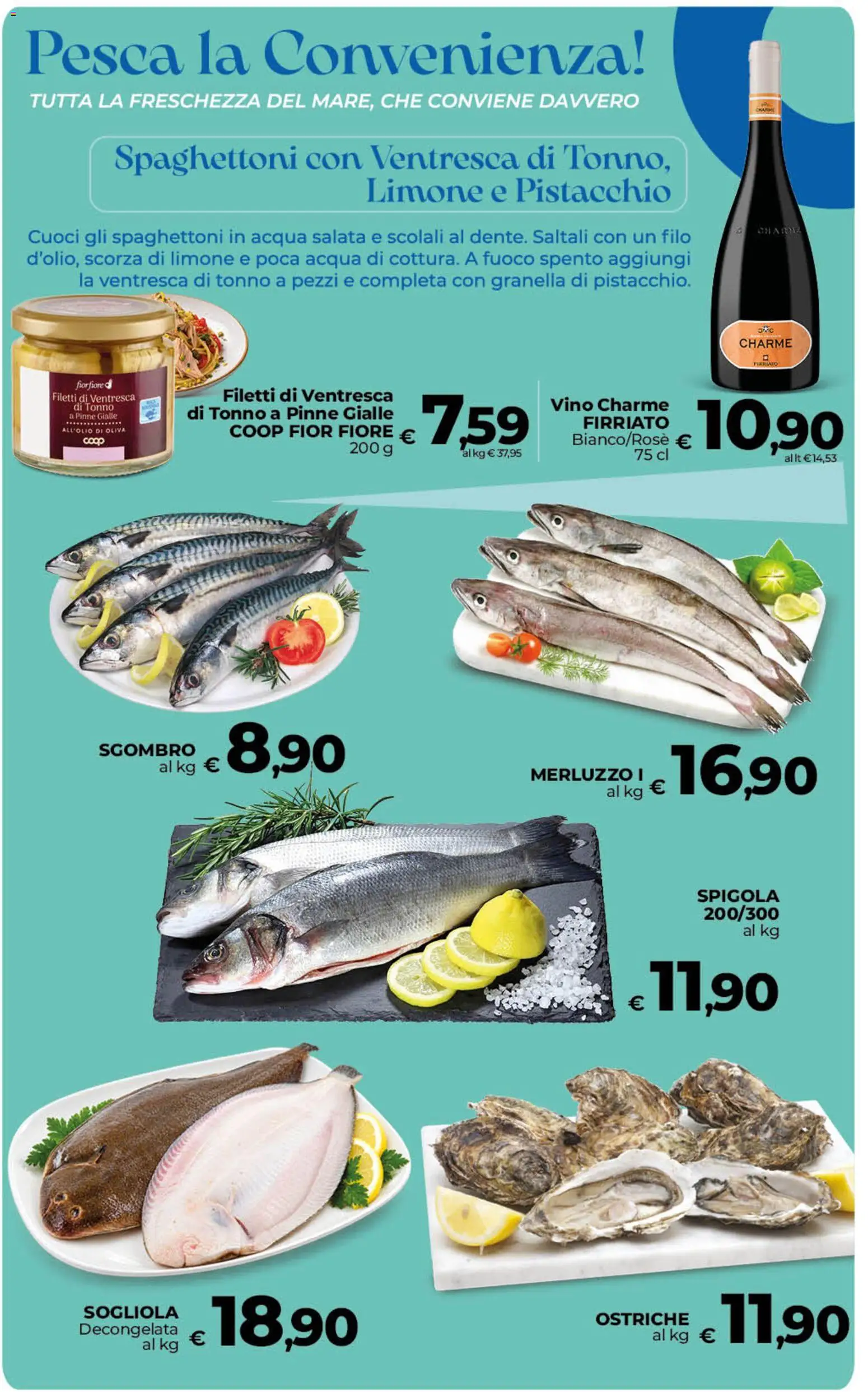 Volantino Ipercoop del 02/10/2026 | Pagina: 23 | Prodotti: Acqua, Vino, Pesca, Sgombro