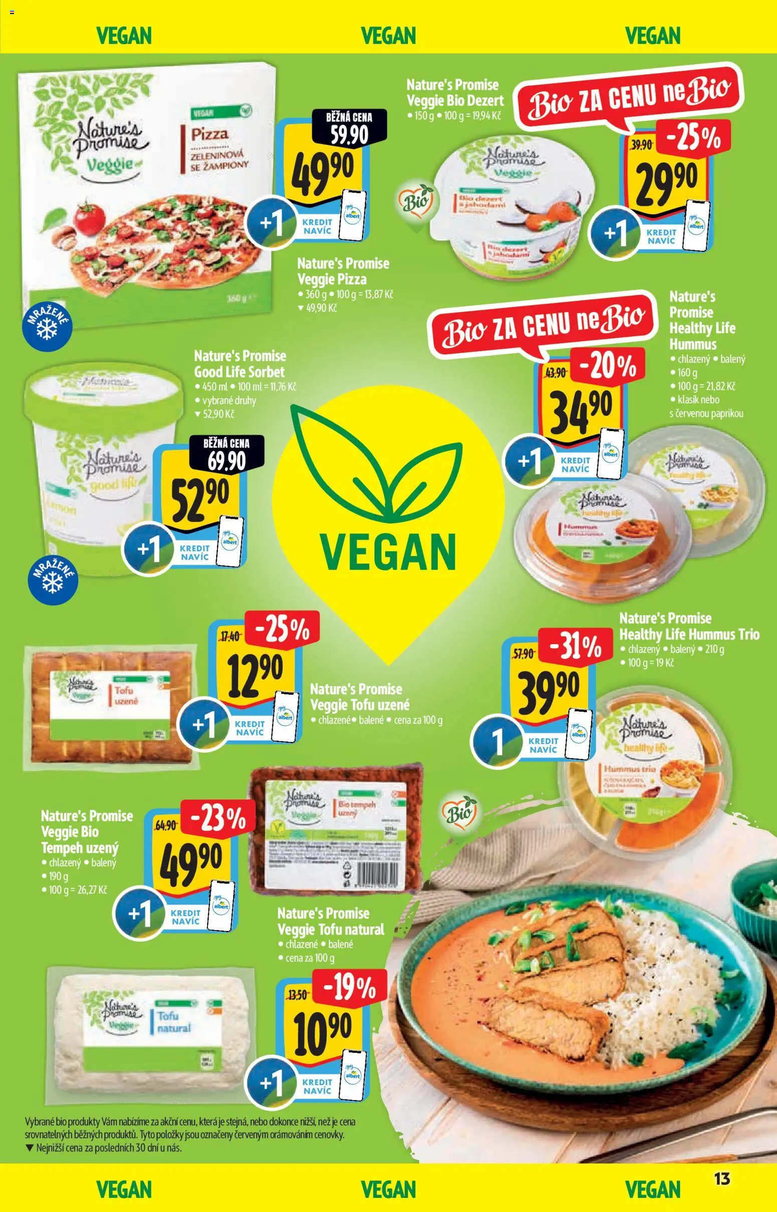 Albert katalog - Hypermarket od 17.06.2026 | Strana: 13 | Produkty: Veggie, Vegan, Tofu, Sorbet