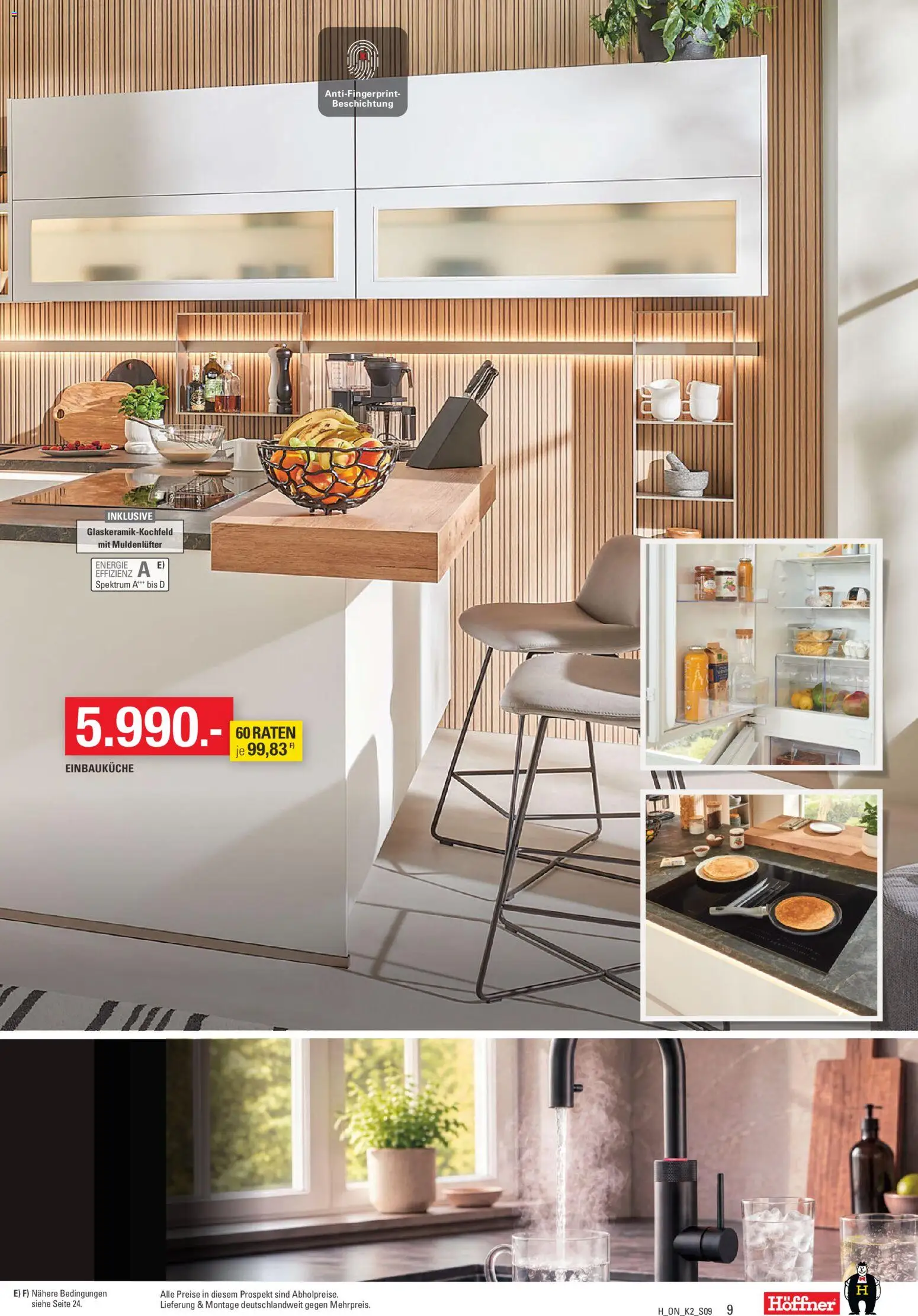 Höffner Prospekt KüchenSpezial – gültig ab 25.09.2026 | Seite: 9 | Produkte: Einbauküche