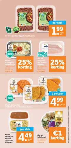 AH Terra plantaardig gehakt, AH Terra plantaardig gehakt 250 gram - Voorbeeld van een folder van Albert Heijn, geldig van 14-09-2026 | Pagina: 17