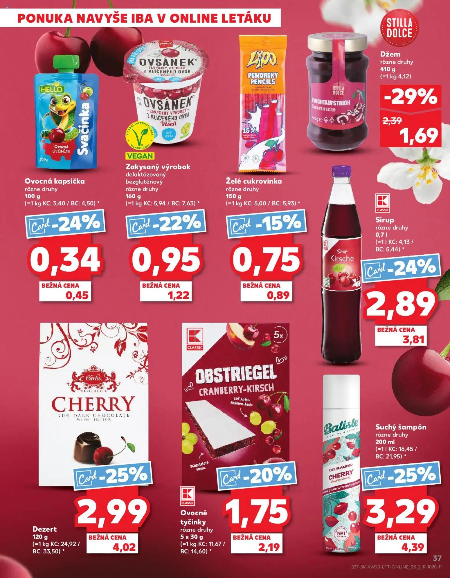 Nové Kaufland akcie – leták je platný od 14.05.2026 | Strana: 37 | Produkty: Šampón