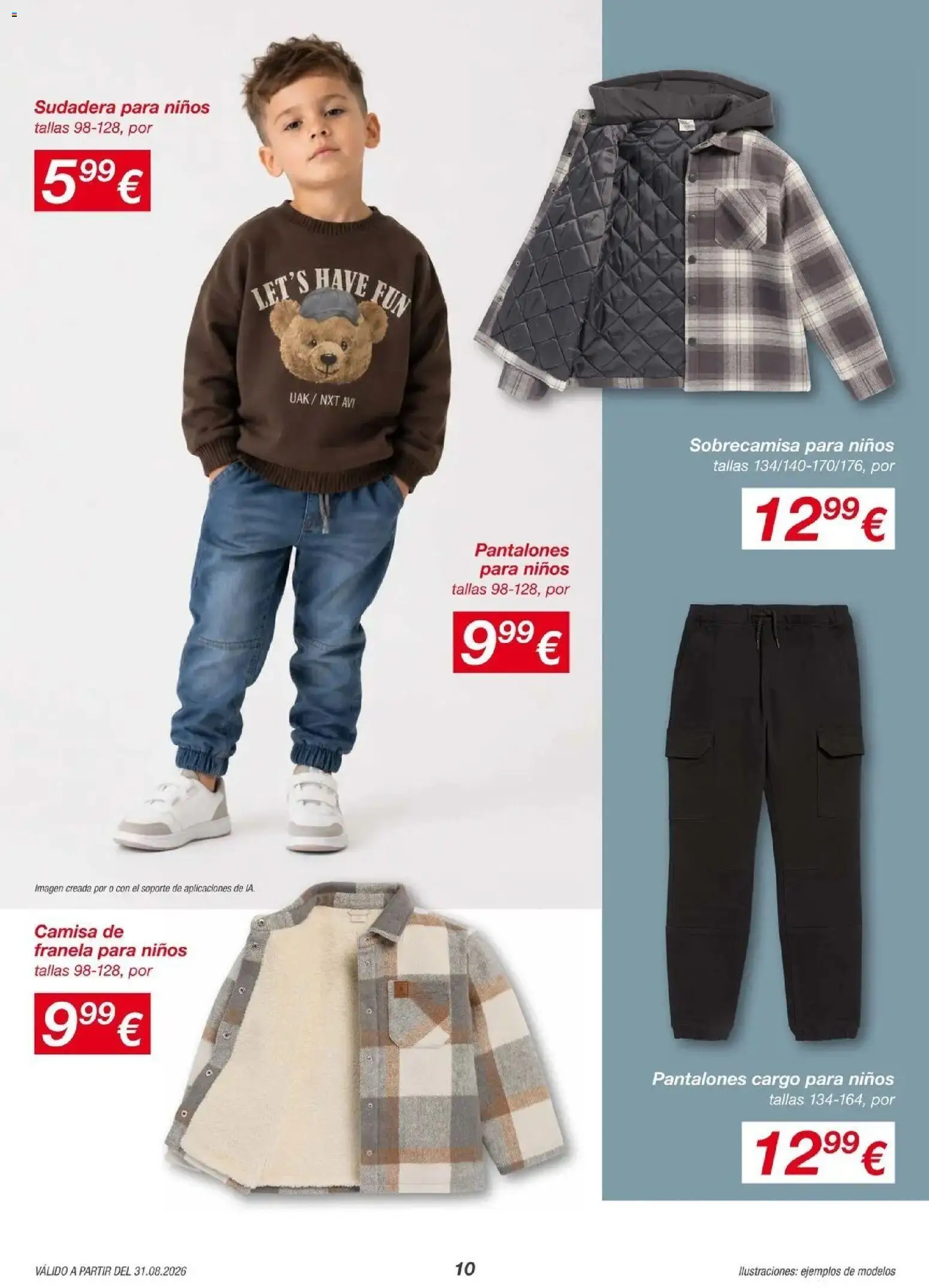 KIK Folleto 28/08/2026 - 06/09/2026 | Página: 10 | Productos: Camisa, Sudadera, Pantalones