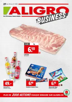 Aligro aktionen Business Chavannes, Matran, Genève, Sion ab 29.06.2026 gültig