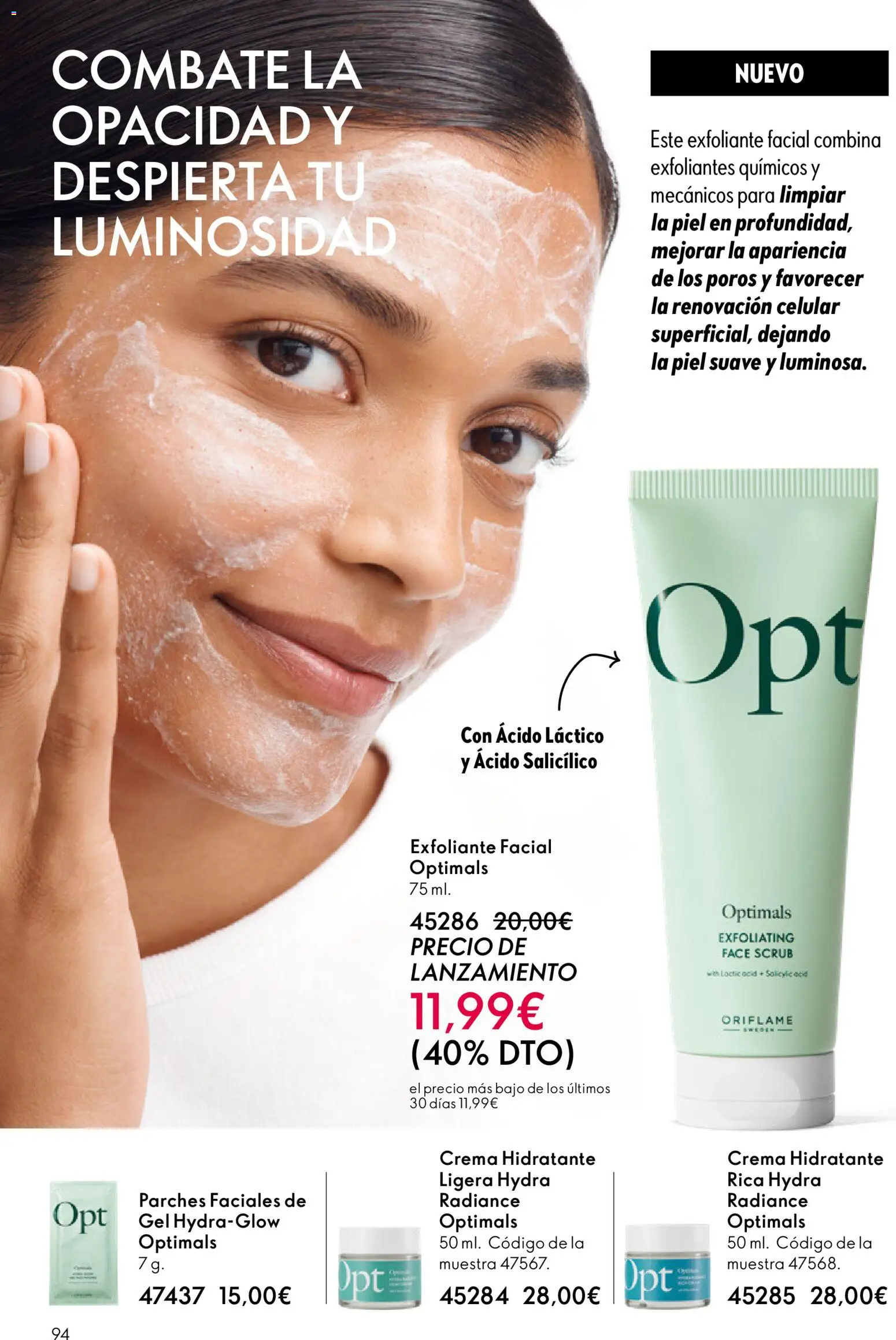 Oriflame - Catálogo Campaña 4 │ válido desde el 11.03.2026 | Página: 94 | Productos: Crema, Crema hidratante, Γαύρος