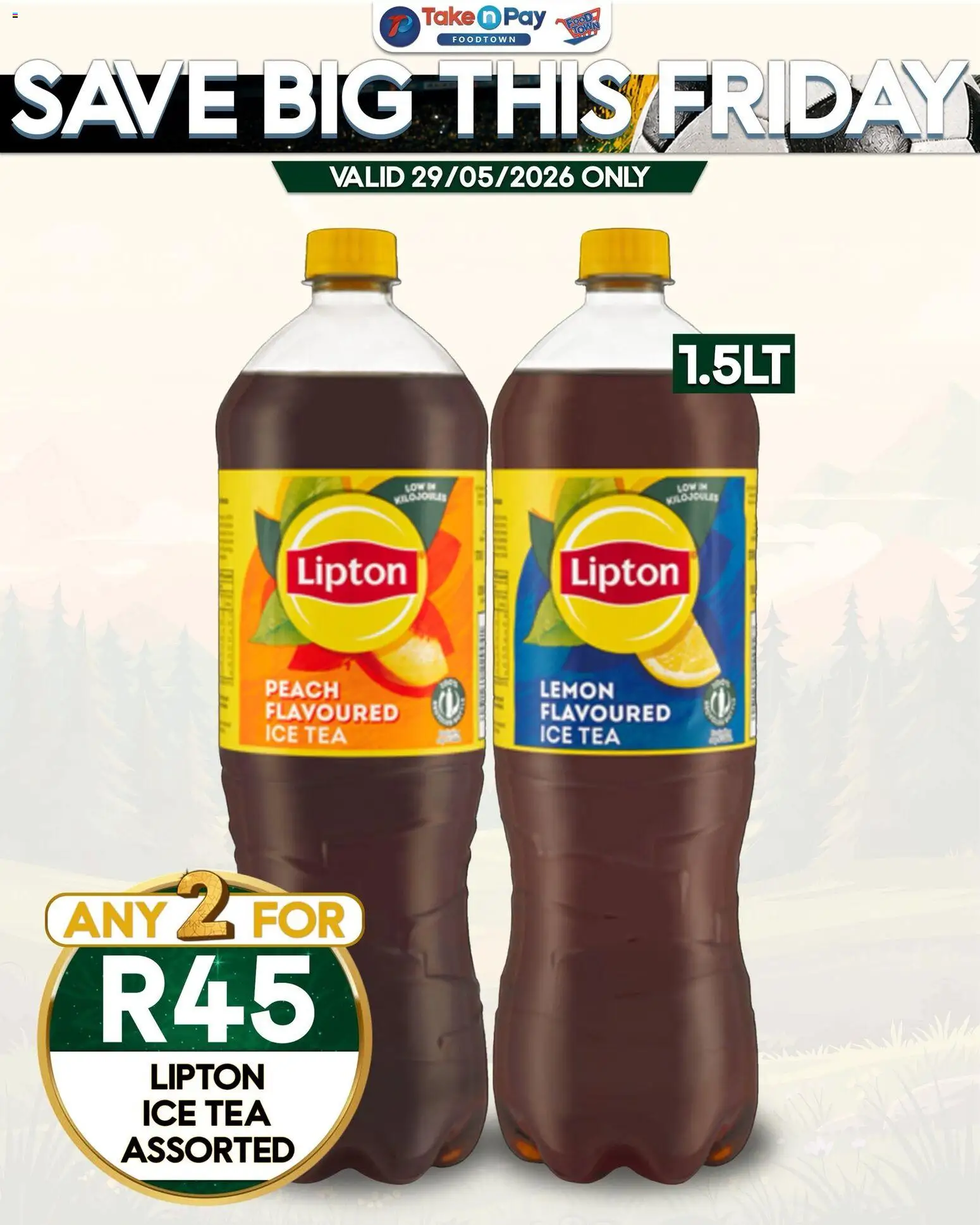 New Take n Pay catalogue – valid from 29.05.2026 | Page: 5 | Products: Tea, Lemon, Peach