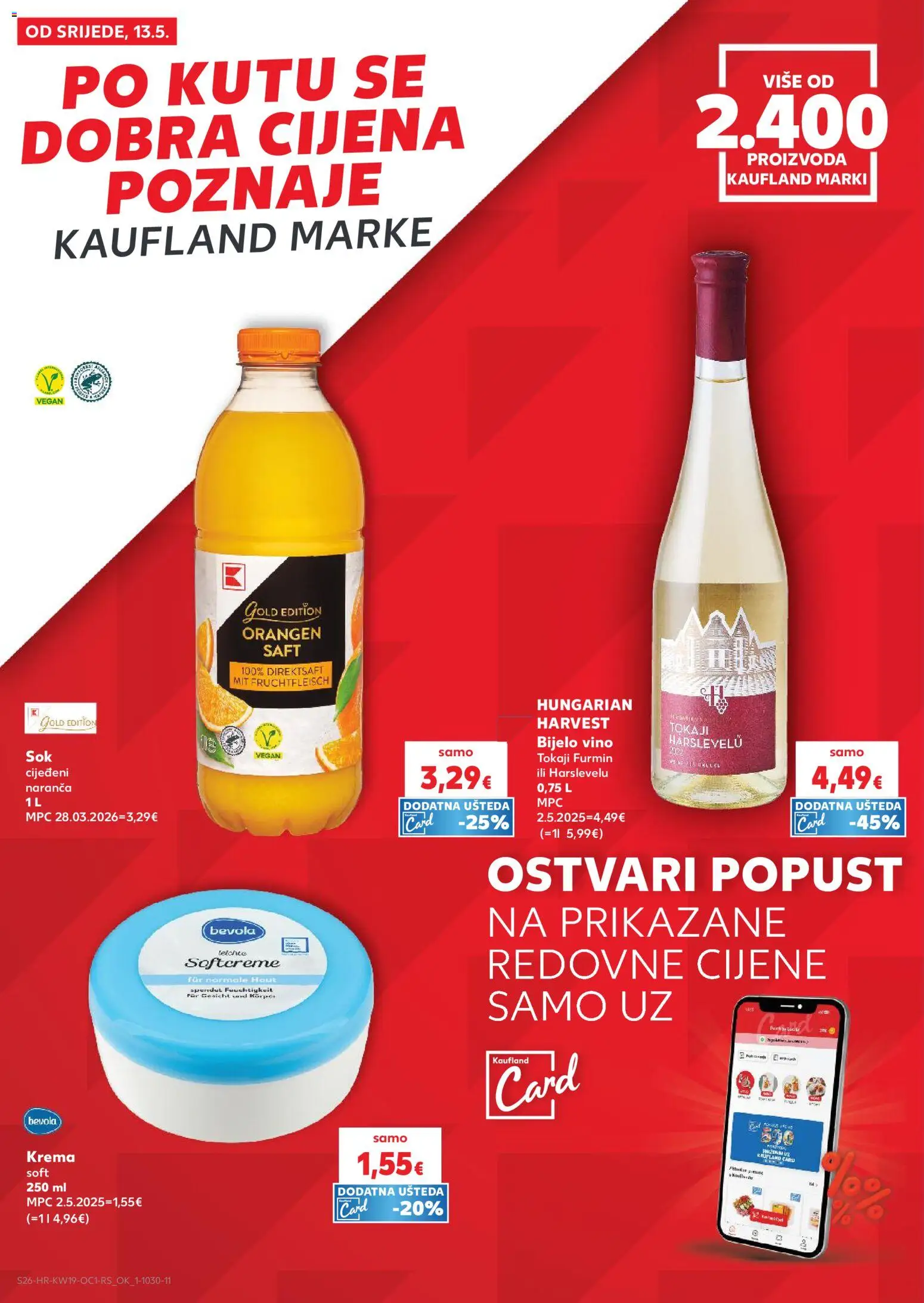Kaufland HR akciós ujság - amely érvényes a következő dátumtól: 06.05.2026 | Oldal: 26 | Termékek: Vegán