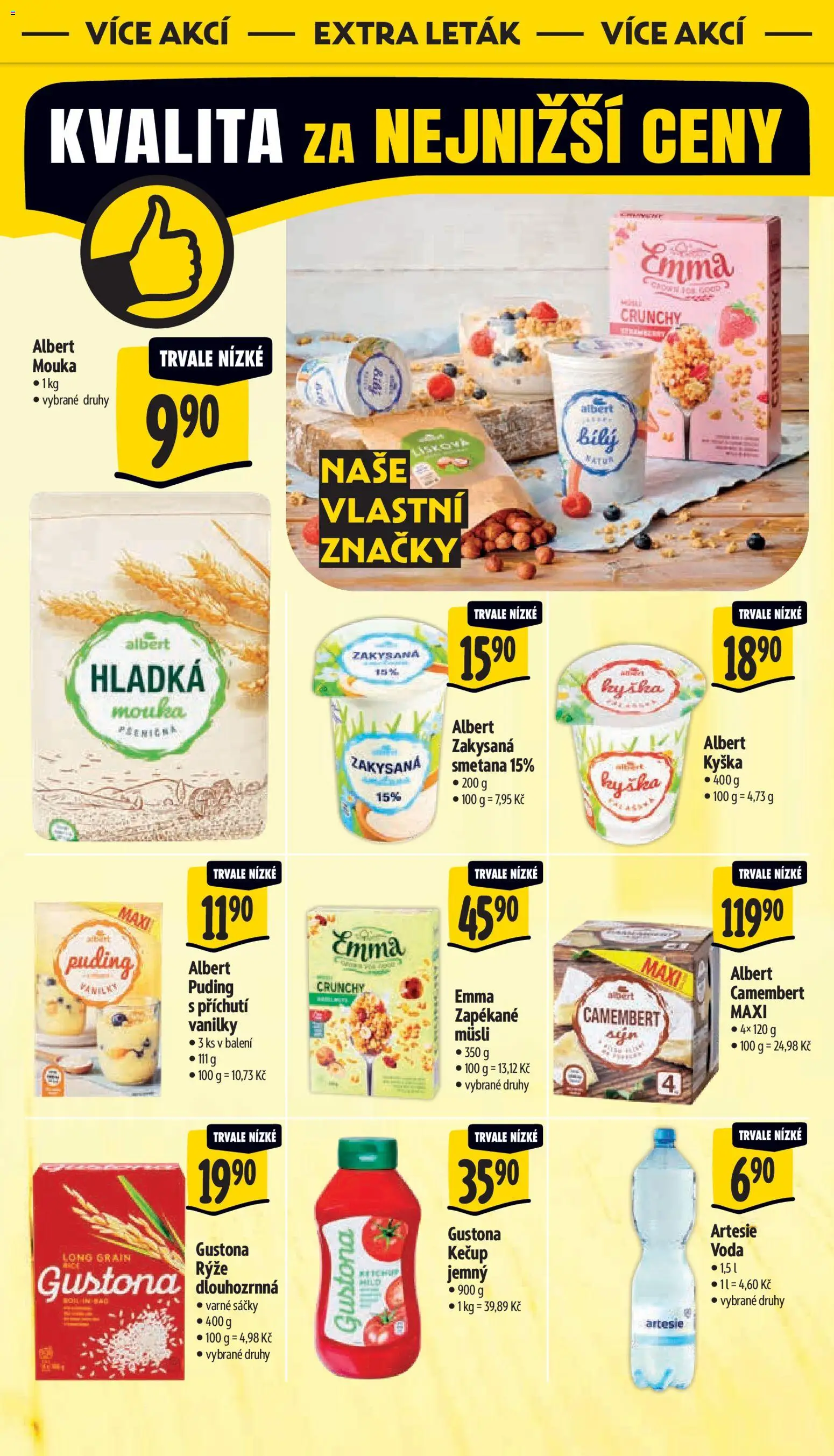 Albert leták - Supermarket od 20.05.2026 | Strana: 32 | Produkty: Rýže, Zakysaná smetana, Müsli, Camembert