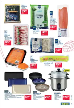 Náhled letáku Makro leták - Pro milovníky jídla od 29.07.2026 | Strana: 9 | Produkty: Tiger, Chobotnice, Rýžovar, Filet