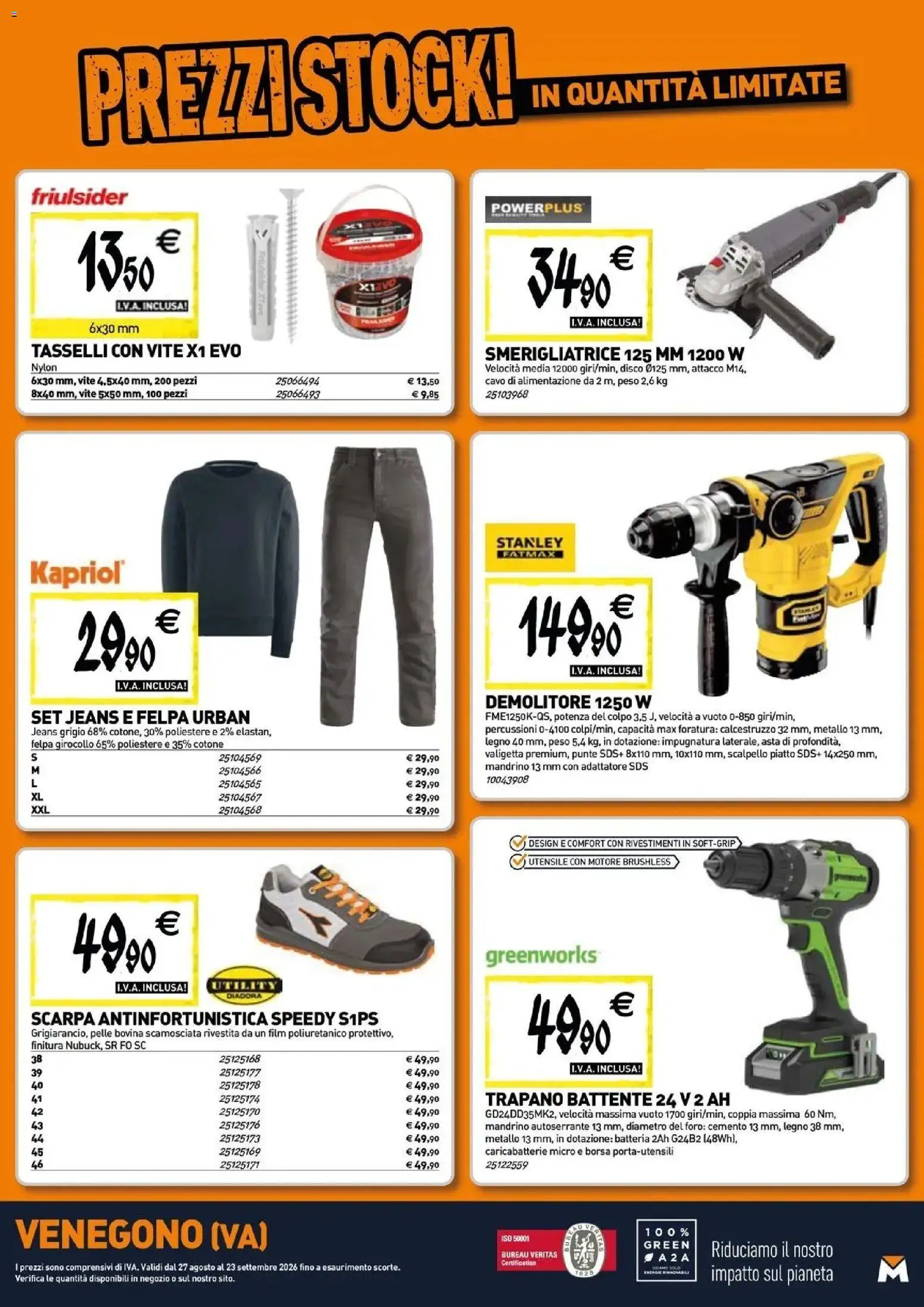 Nuovo TECNOMAT catalogo Venegono Inferiore dal 27/08/2026 > offerte anteprima 🛍️ | Pagina: 19 | Prodotti: Cavo, Trapano, Borsa, Adattatore