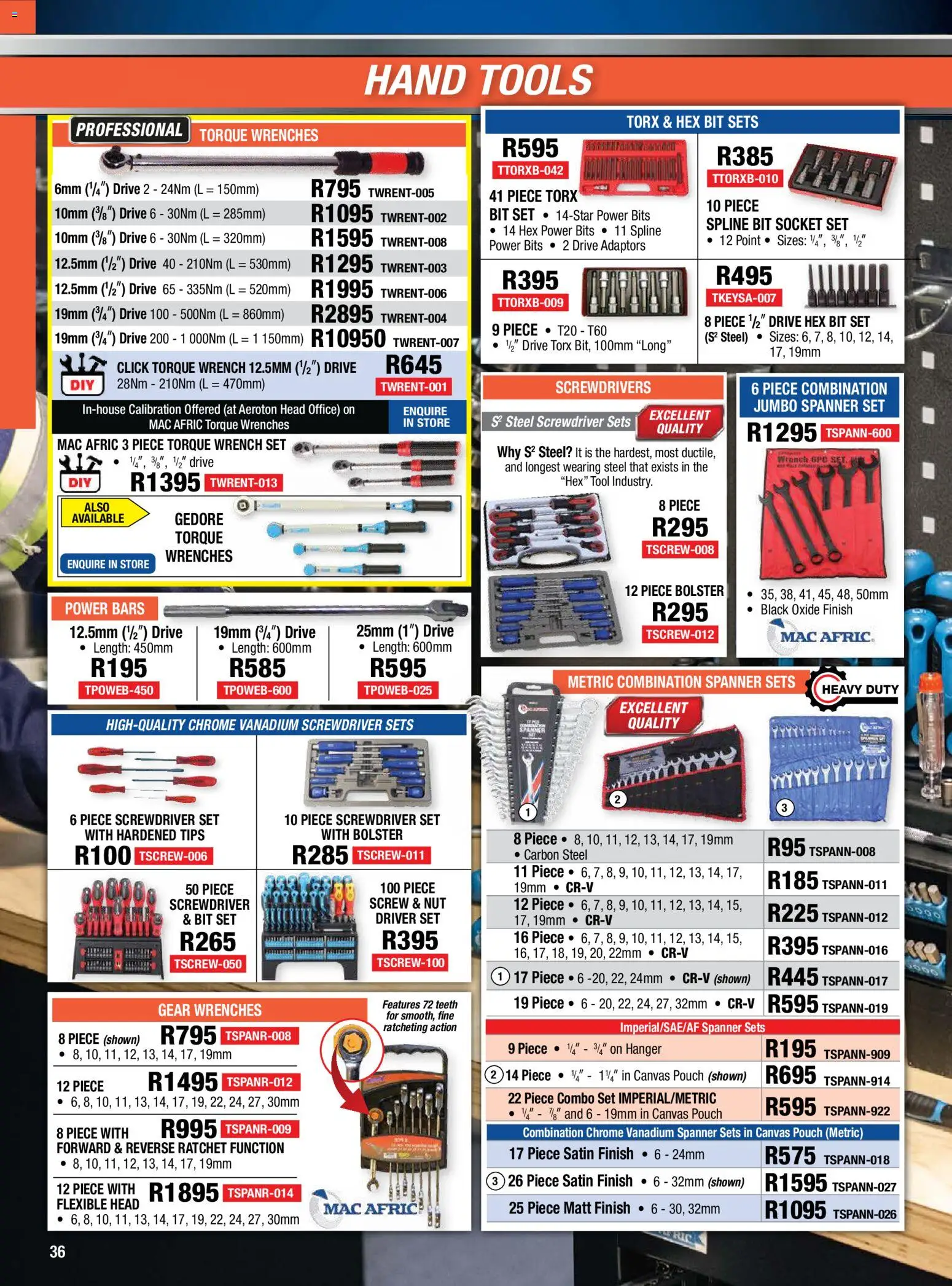 New Adendorff catalogue – valid from 01/07/2026 | Page: 38 | Products: Socket set, Wrench, Socket, Canvas