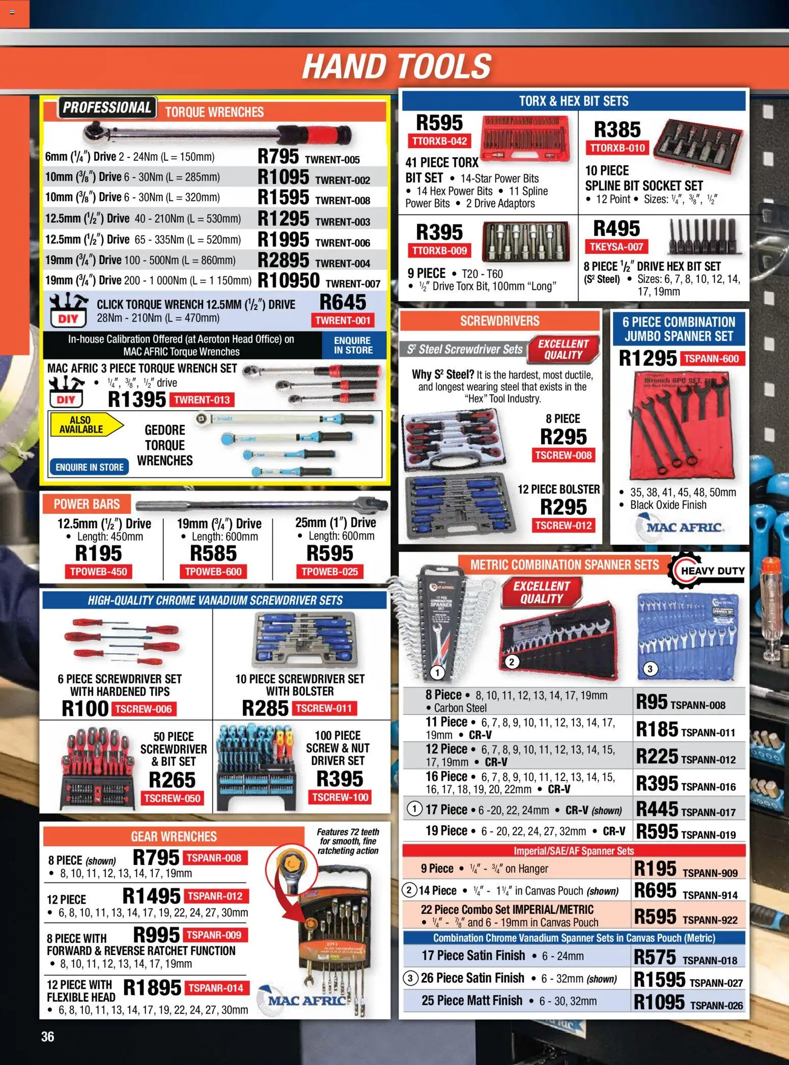 New Adendorff catalogue – valid from 01/07/2026 | Page: 38 | Products: Socket set, Wrench, Socket, Canvas