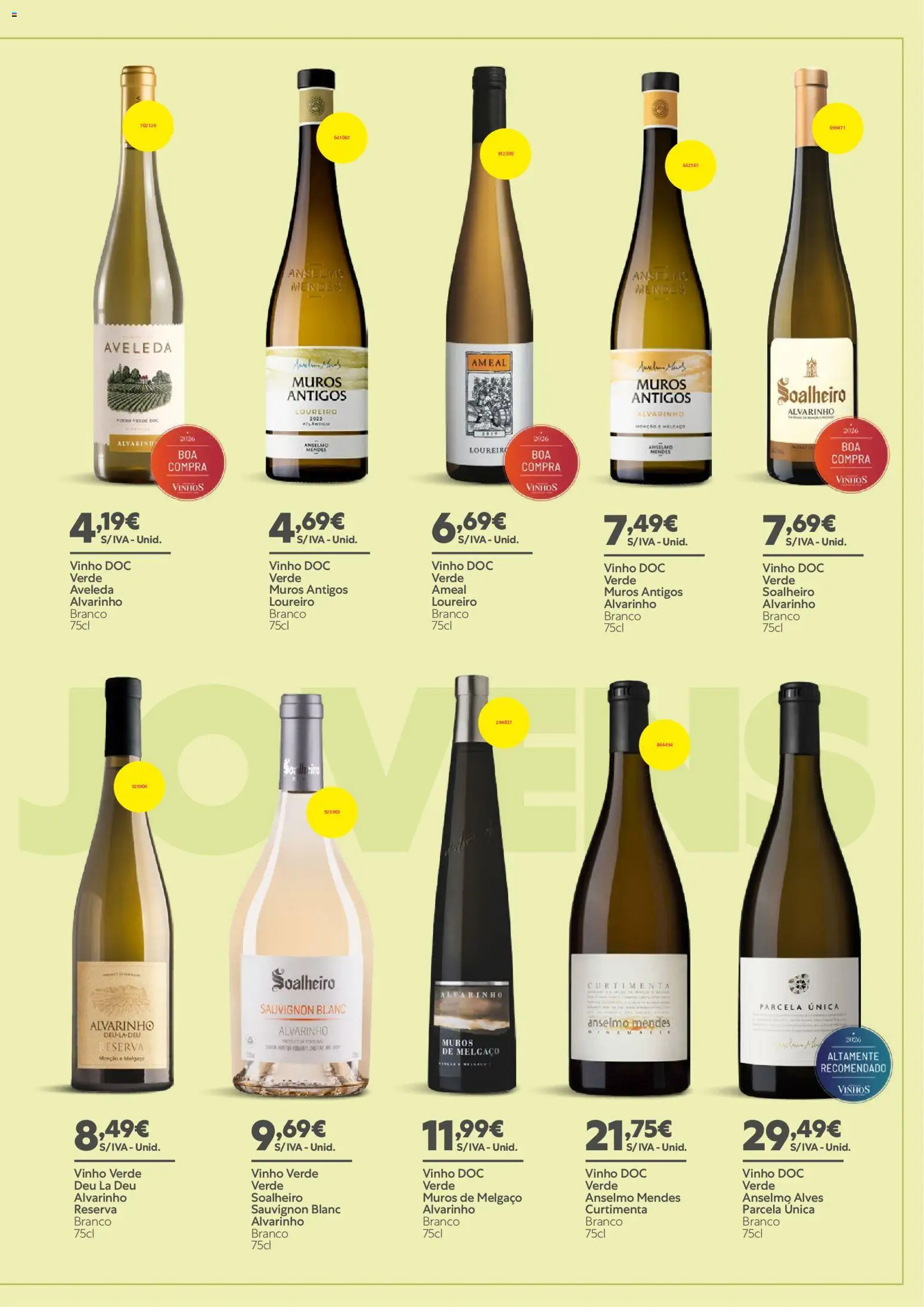 Recheio - Catálogo de Vinhos, Destilados e Cervejas │ válido de 28.05.2026 | Página: 9 | Produtos: Vinho