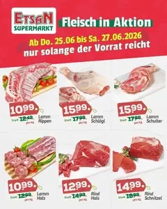 ETSAN Fleisch in Aktion ab 25.06.2026 gültig