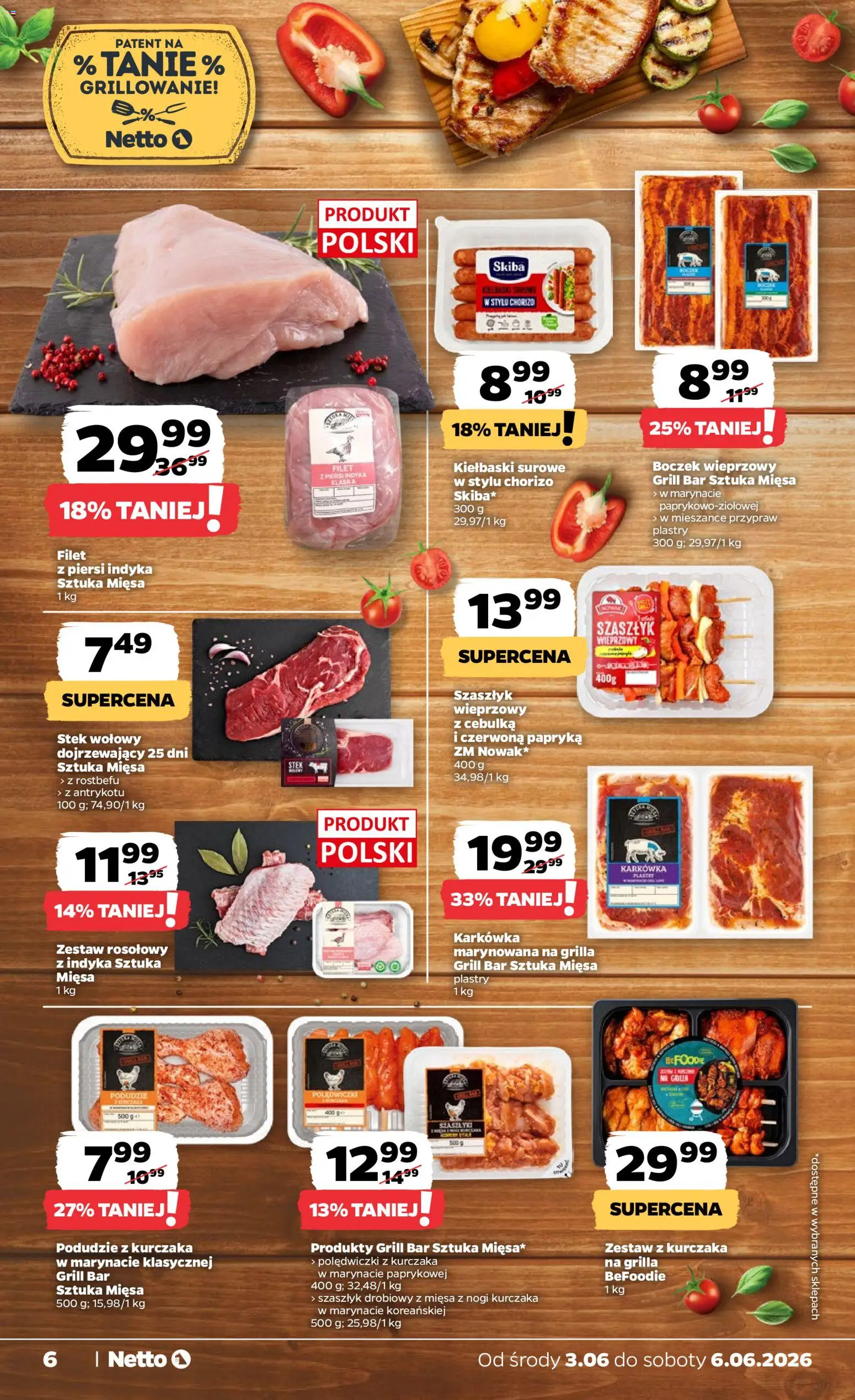 Netto gazetka od środy spożywcza od 03.06.2026 | Strona: 6