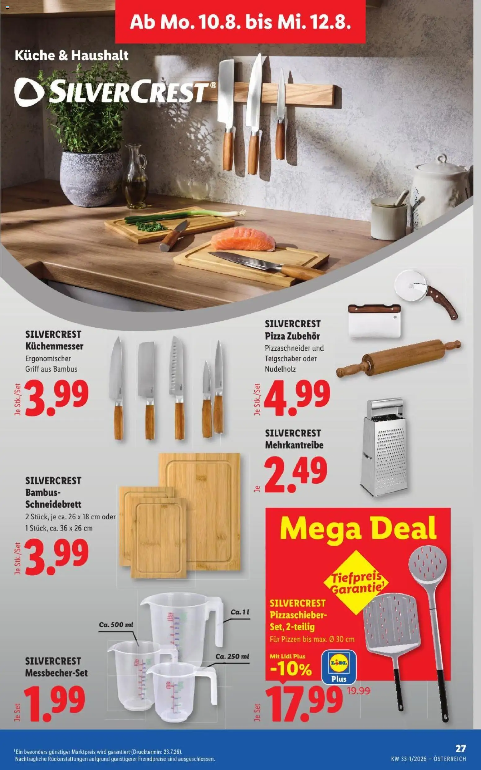 Lidl - Flugblatt gültig ab 06.08.2026 | Seite: 32 | Produkte: Pizza
