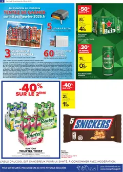 Carrefour contact - Prévisualisation de Carrefour contact Le mois des supporters valide à partir de 16.06.2026 | Page: 2 | Produits: Téléphone, Menthe, Jus, Bière