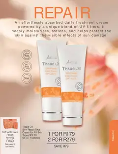 Justine specials catalogue – valid from 01.06.2026 | Page: 39 | Products: Tissue oil, Oil, Cream