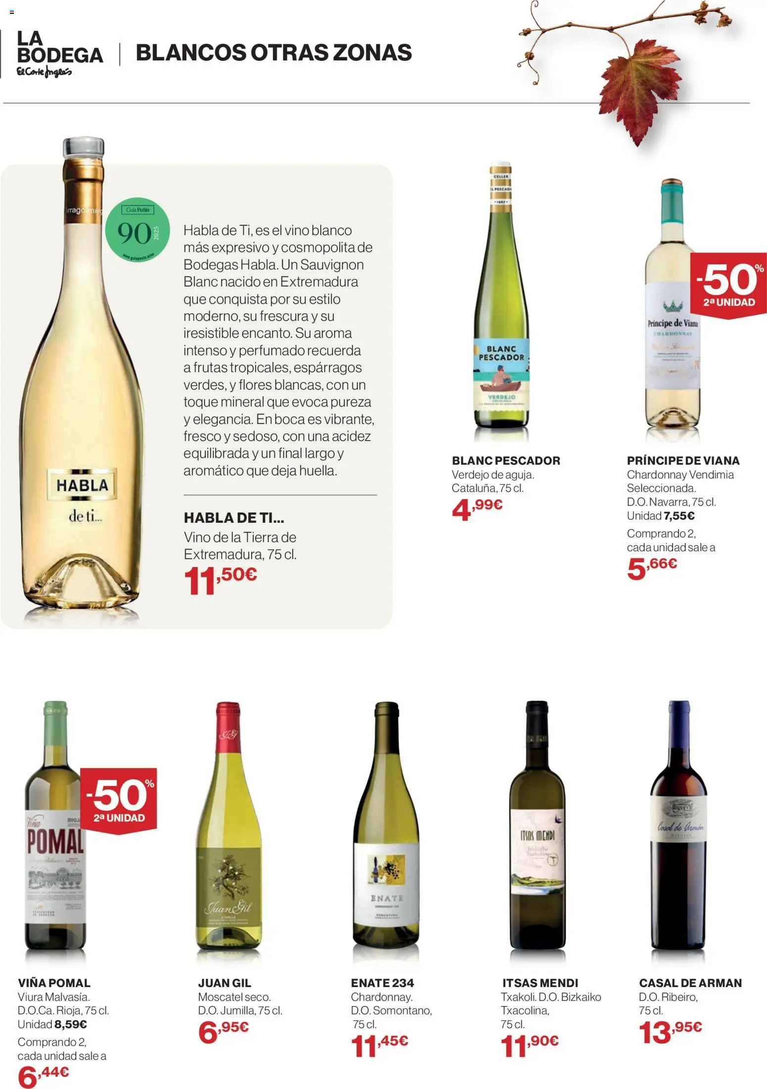 Supercor - Bodega octubre 26 │ válido desde el 01/10/2026 | Página: 20 | Productos: Vino, Espárragos, Flores, Vino blanco