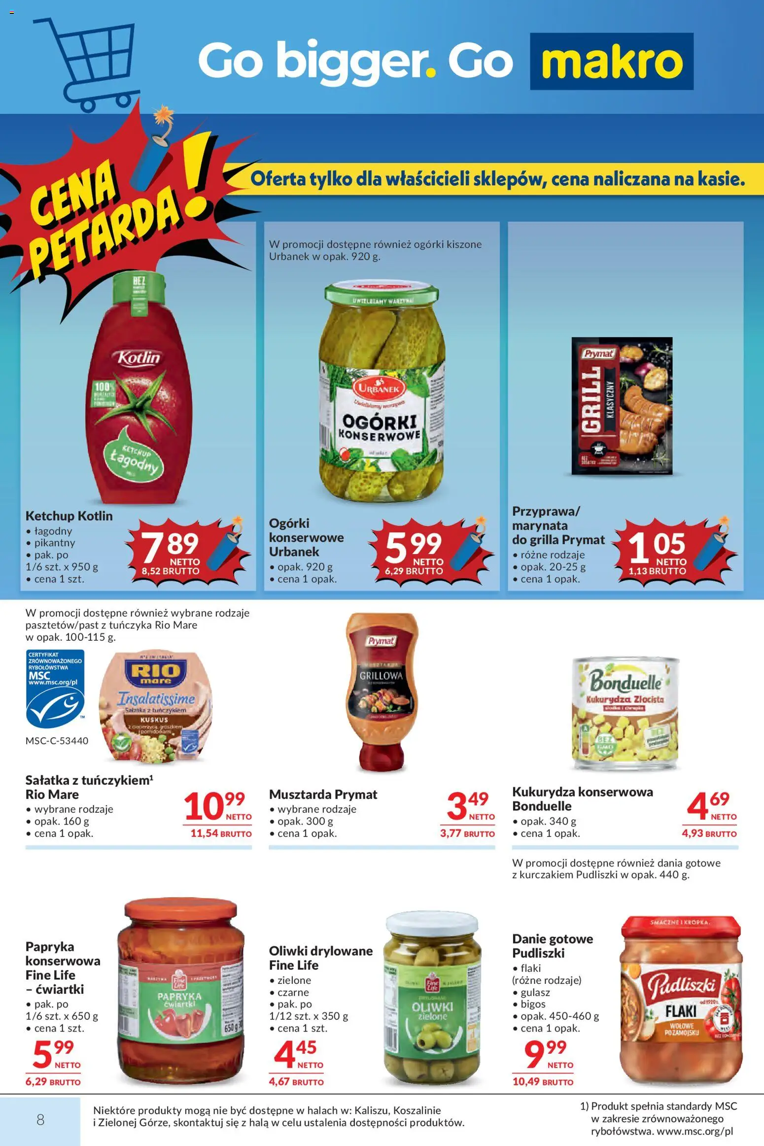 Makro gazetka od 12.05.2026 | Strona: 8 | Produkty: Grill, Kukurydza, Gulasz, Ogórki