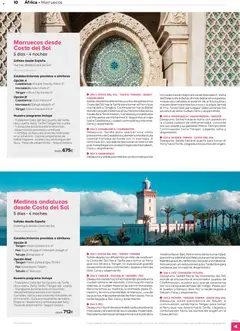 Vista previa Viajes El Corte Inglés Africa y Oriente Medio válido desde el 01/01/2026 | Página: 10 | Productos: Pescado