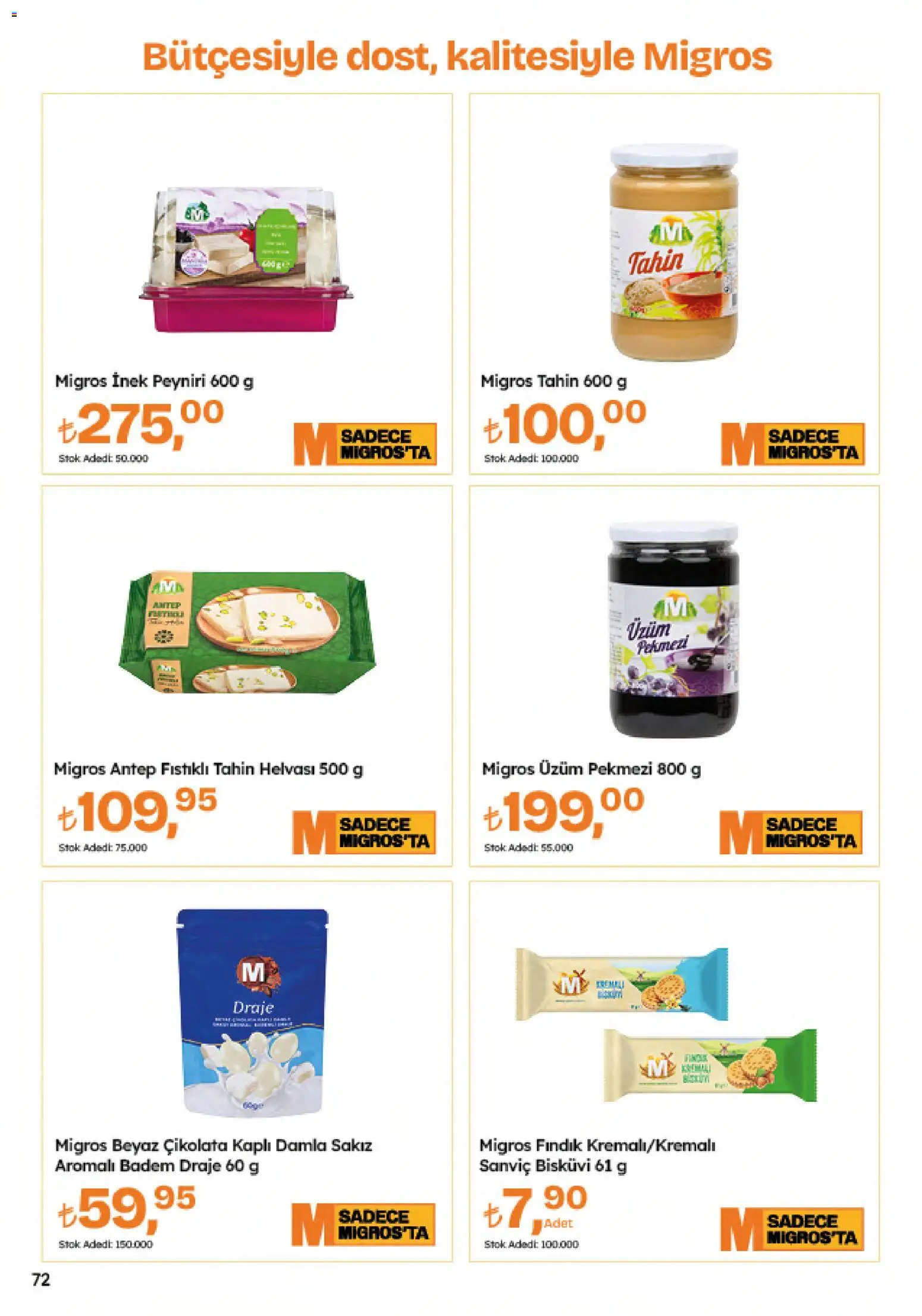 Migros Katalog - 5M Migroskop Dijital - 04.06.2026 tarihinden itibaren geçerlidir | Sayfa: 72 | Ürünler: Çikolata, Badem, Üzüm, Bisküvi