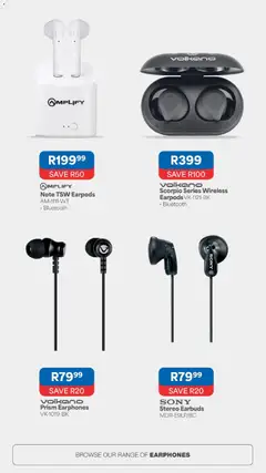 OK Furniture specials catalogue – valid from 09/09/2026 | Page: 32 | Products: Earphones, Earbuds