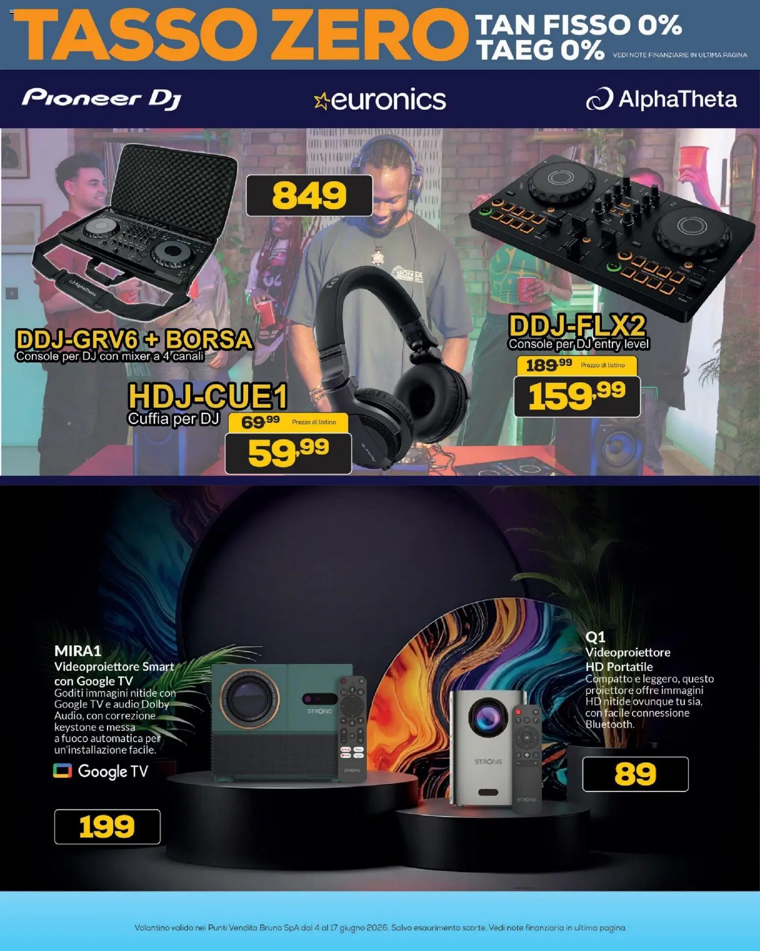 Volantino BRUNO del 04.06.2026 | Pagina: 37 | Prodotti: TV, Audio, Borsa, Mixer