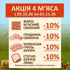 Петриківка акції дійснийкції з 05.10.2026 | Сторінка: 2 | Товари: Фарш, Гриль