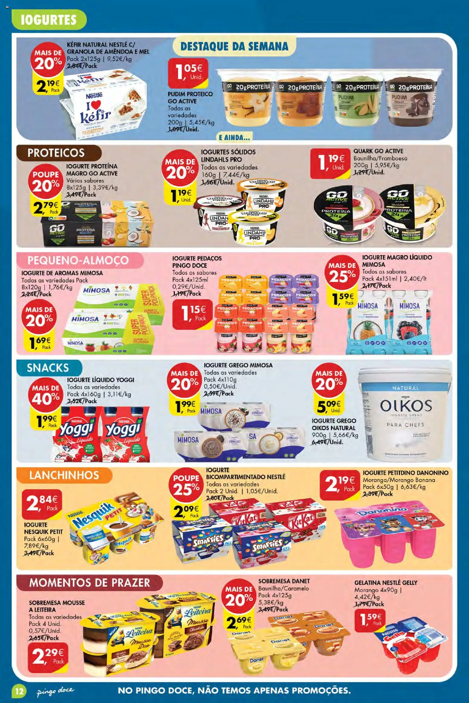 Pingo Doce folheto Poupe Esta Semana Açores │ válido de 01/10/2026 | Página: 12 | Produtos: Gelatina, Granola, Kefir, Mel