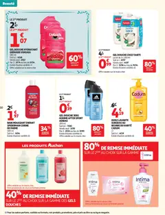 Auchan Beauté, Halles hypers - Voorbeeld van een folder van Auchan, geldig van 16.06.2026 | Pagina: 10 | Producten: La, Gels, Douche, Shampoo