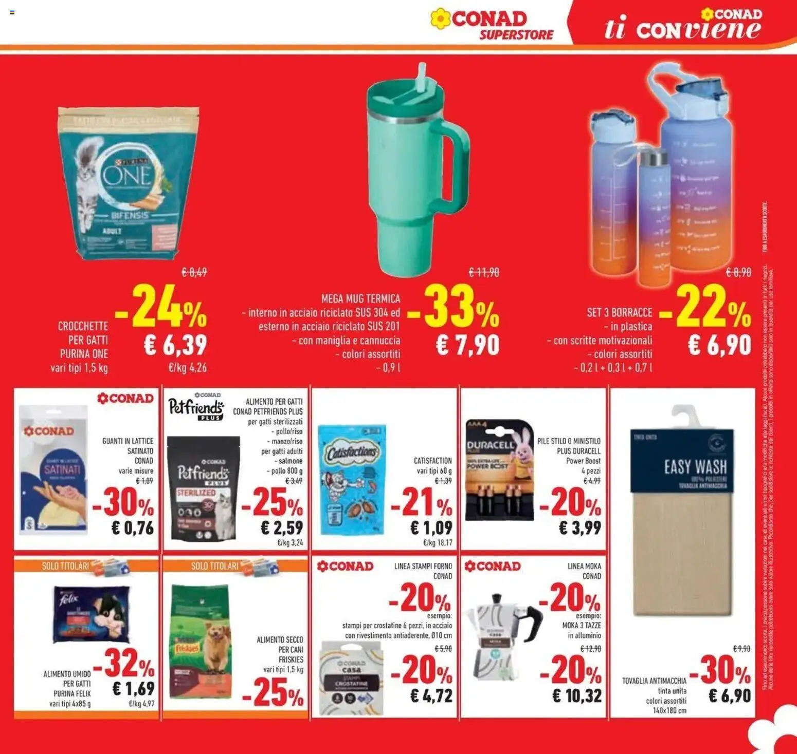 Volantino Conad dal 09/09/2026 > Anteprima | Pagina: 19 | Prodotti: Pollo, Guanti, Crocchette, Alluminio