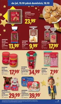 Ofertele Lidl valabile de la 12.10.2026 | Pagină: 71 | Produse: Migdale, Nuci, Acadele, Plus