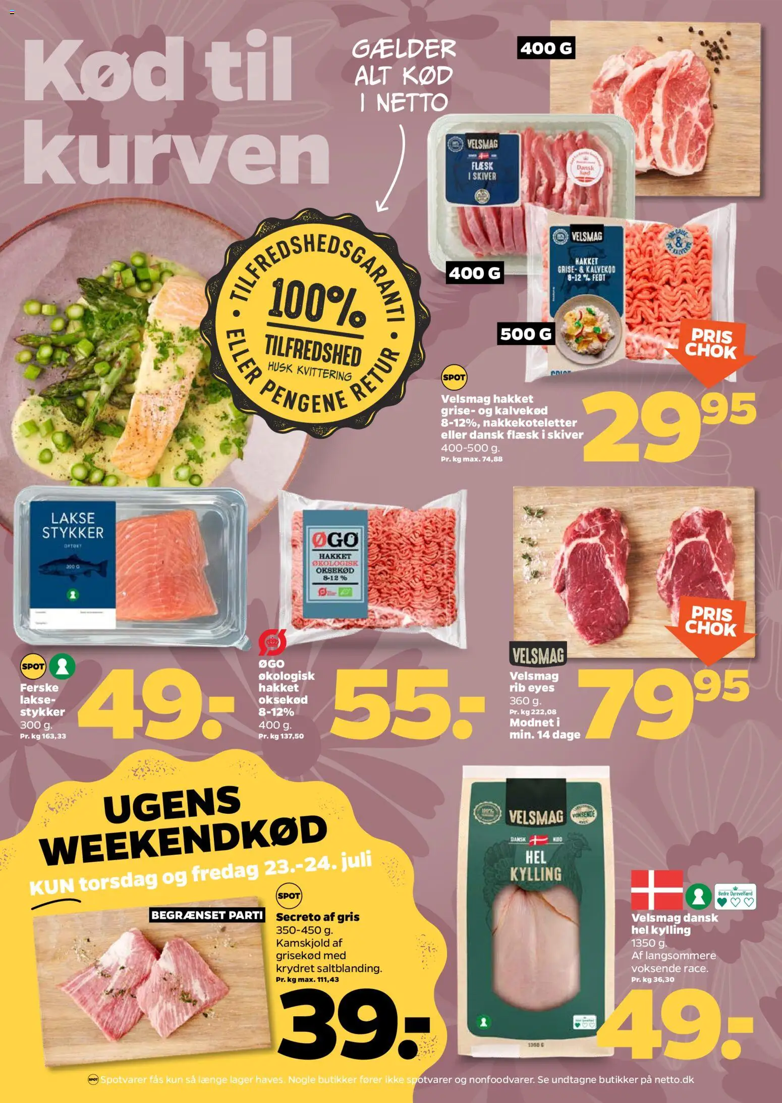 Netto tilbudsavis – gyldig fra 18/07/2026 | Side: 5 | Produkter: Oksekød